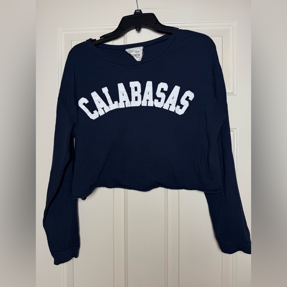 French Pastry Calabasas Cropped Long Sleeve Tee - Picture 2 of 9